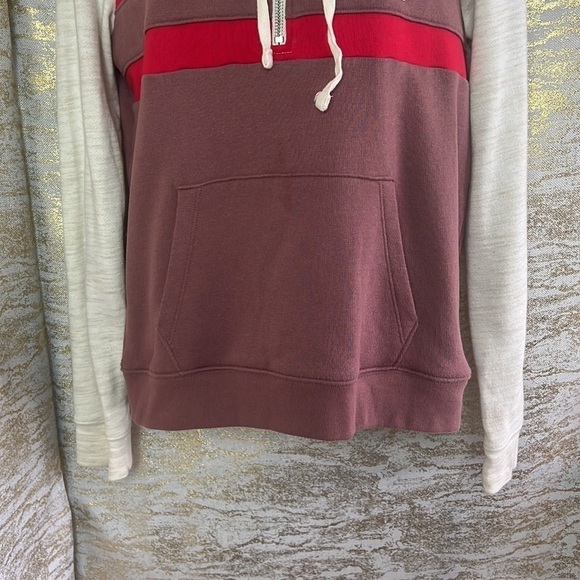 Victorias Secret PINK Sweatshirt Half Zip Pullover Hoodie Size M - Picture 5 of 15